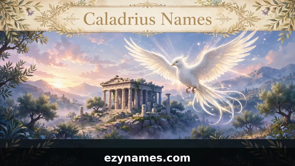 Caladrius Names - featured image | ezynames.com