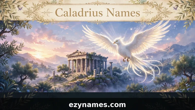 Caladrius Names - featured image | ezynames.com