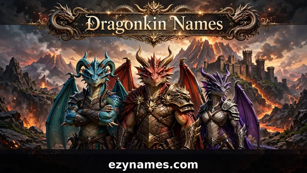 Dragonkin Names - featured image | ezynames.com