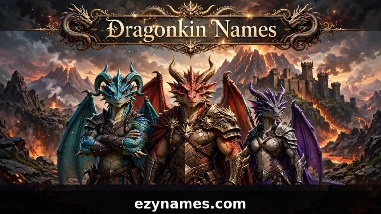 Dragonkin Names - featured image | ezynames.com