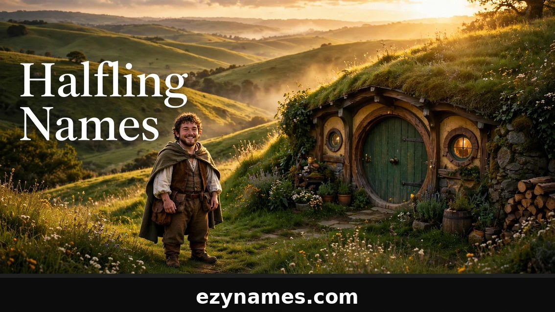 Halfling Names - featured image | ezynames.com