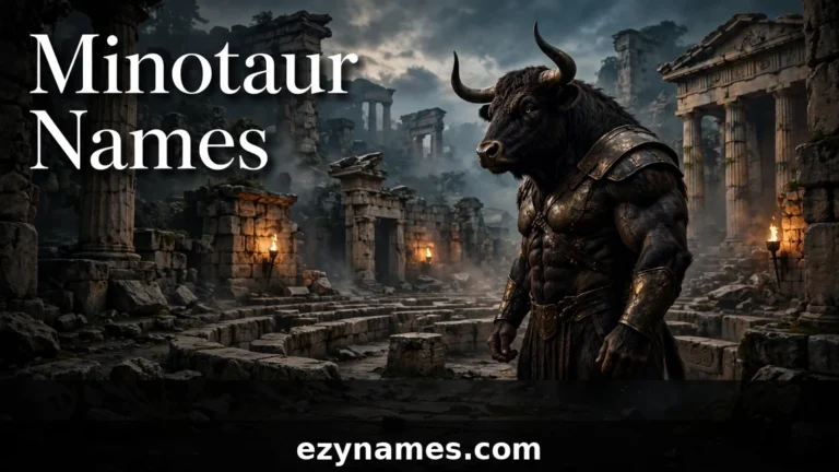 Minotaur Names - featured image | ezynames.com