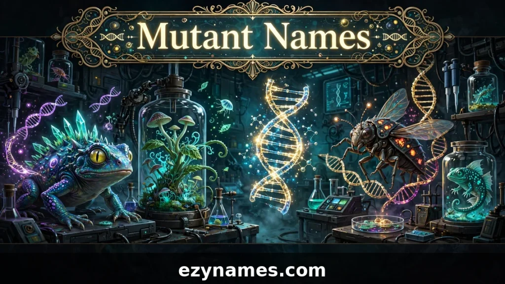 Mutant Names - featured image | ezynames.com