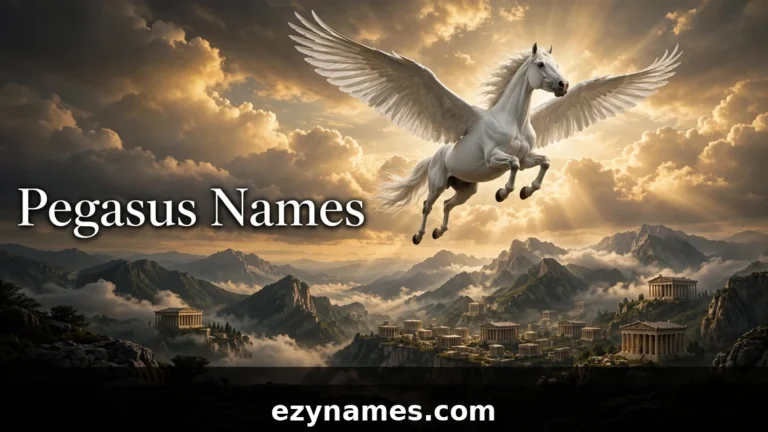Pegasus Names - featured image | ezynames.com