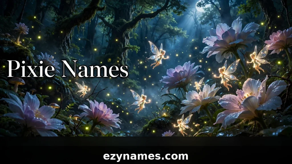 Pixie Names - featured image | ezynames.com