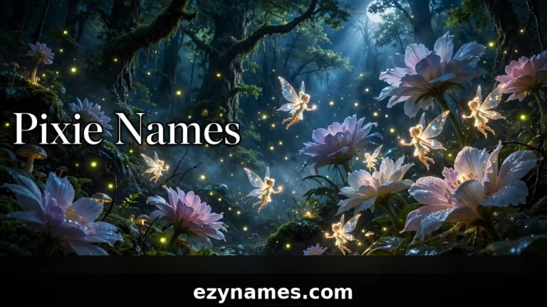 Pixie Names - featured image | ezynames.com