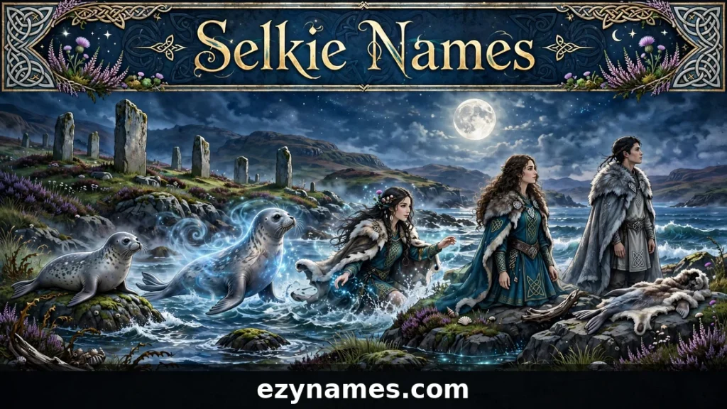 Selkie Names - featured image | ezynames.com