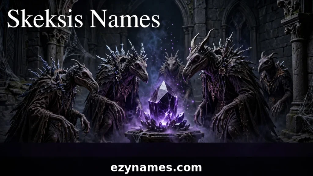Skeksis Names - featured image | ezynames.com