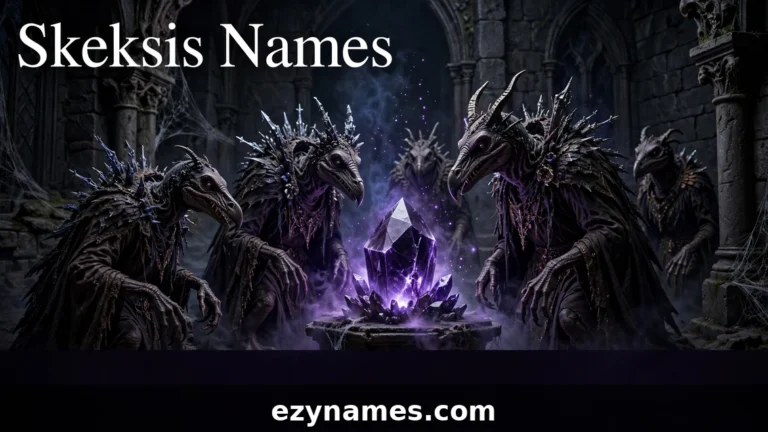 Skeksis Names - featured image | ezynames.com