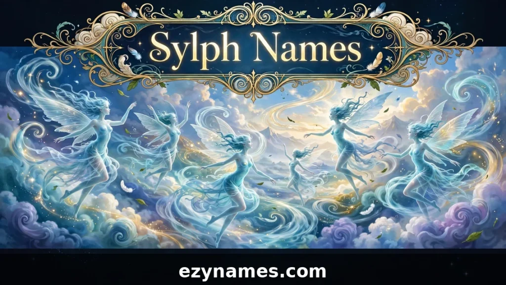 Sylph Names - featured image | ezynames.com