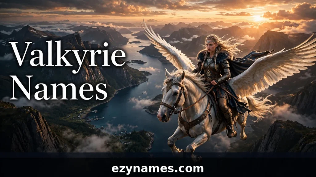 Valkyrie Names - featured image | ezynames.com