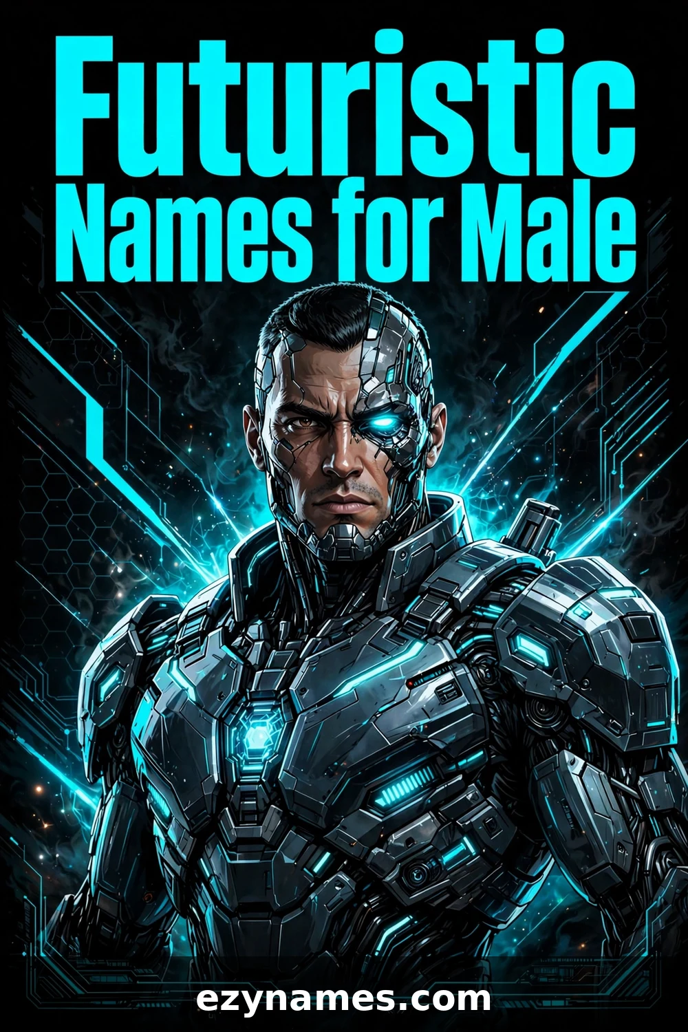 Illustration for Futuristic Names for Male - futuristic names inspiration