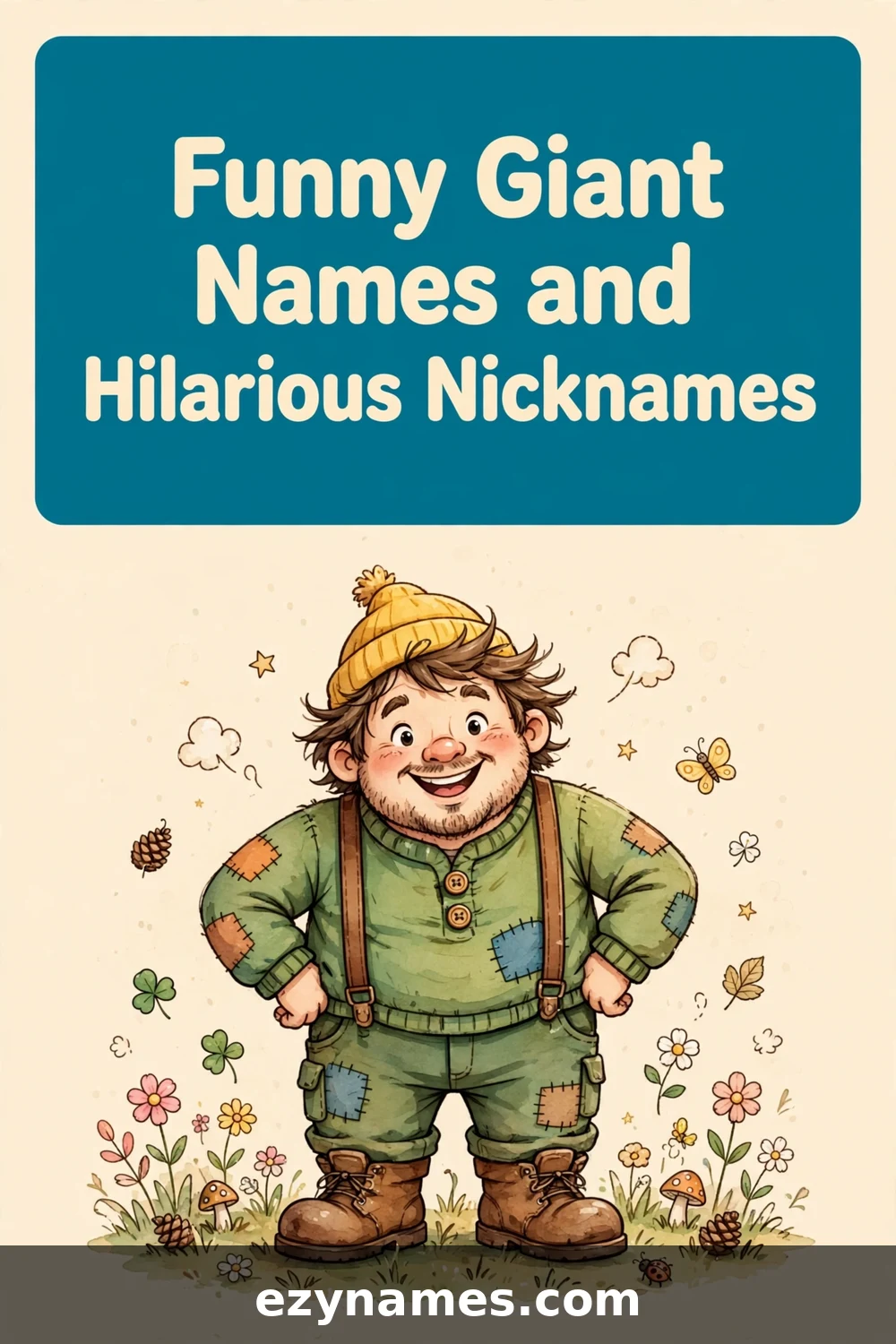 Illustration for Funny Giant Names and Hilarious Nicknames - giant names