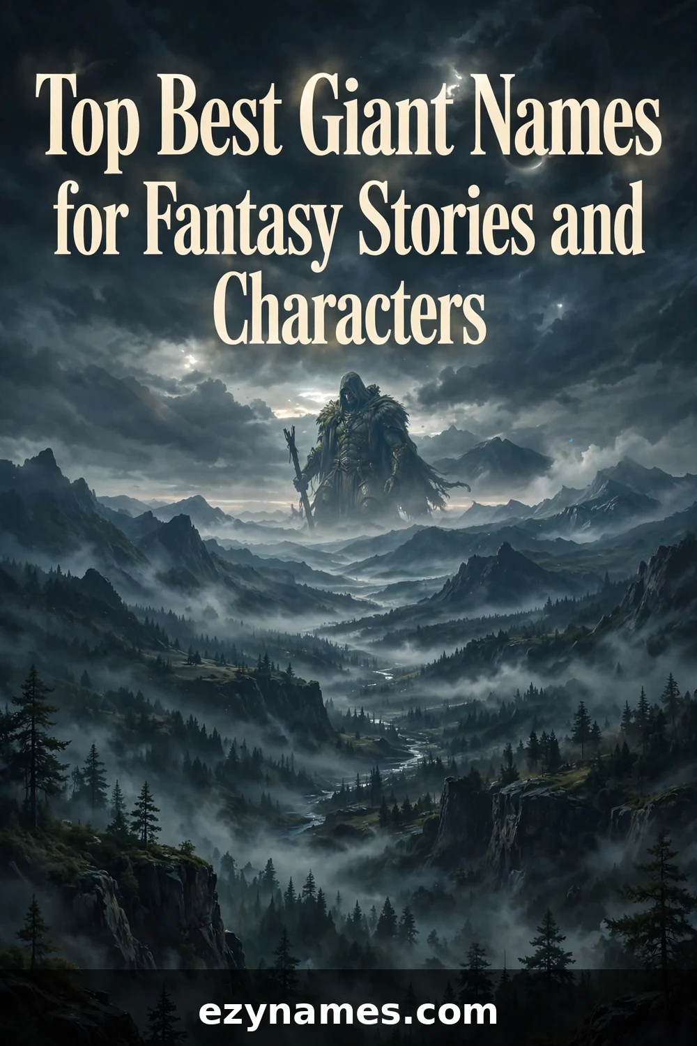 Illustration for Top Best Giant Names for Fantasy Stories and Characters - giant names