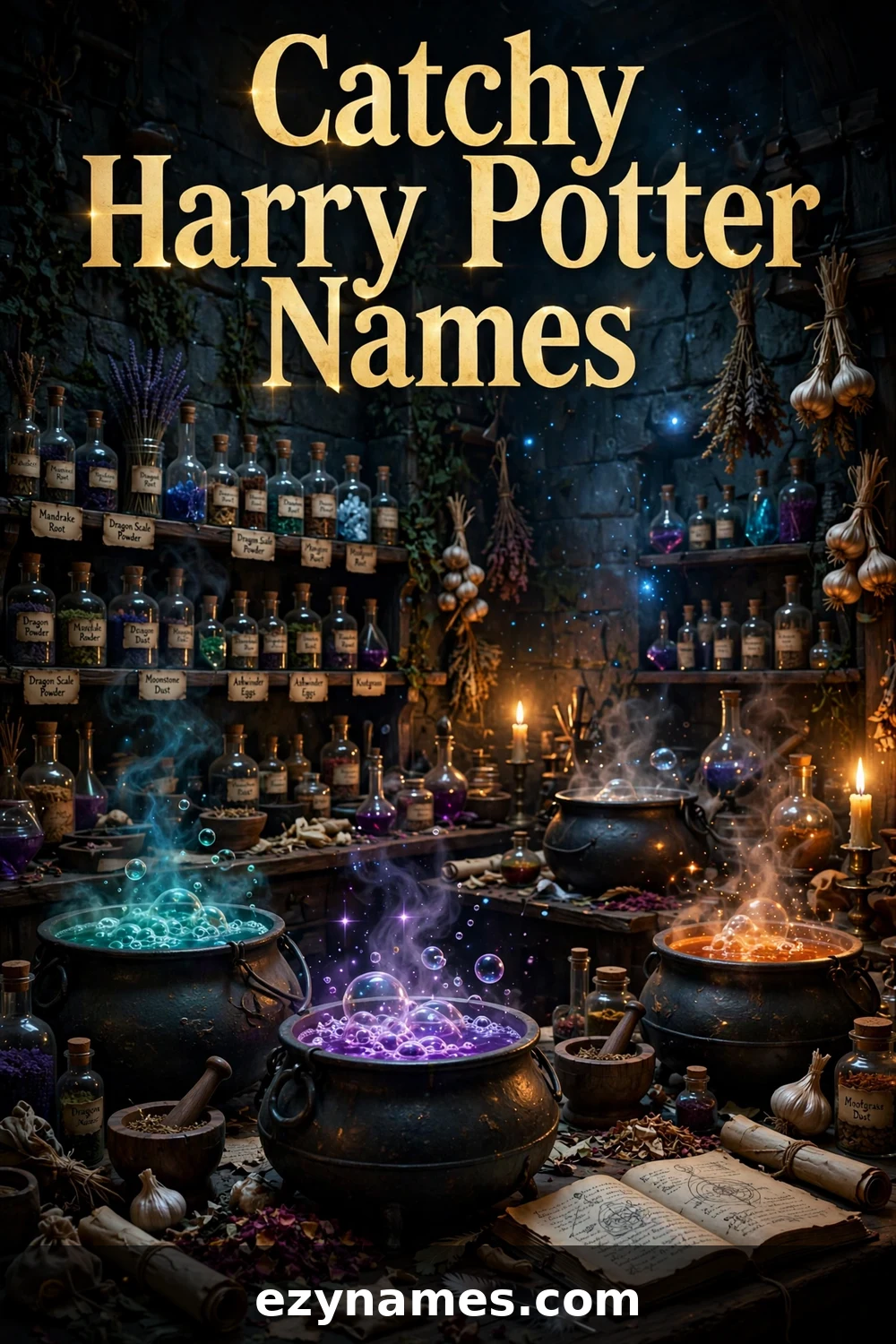 Illustration for Catchy Harry Potter Names