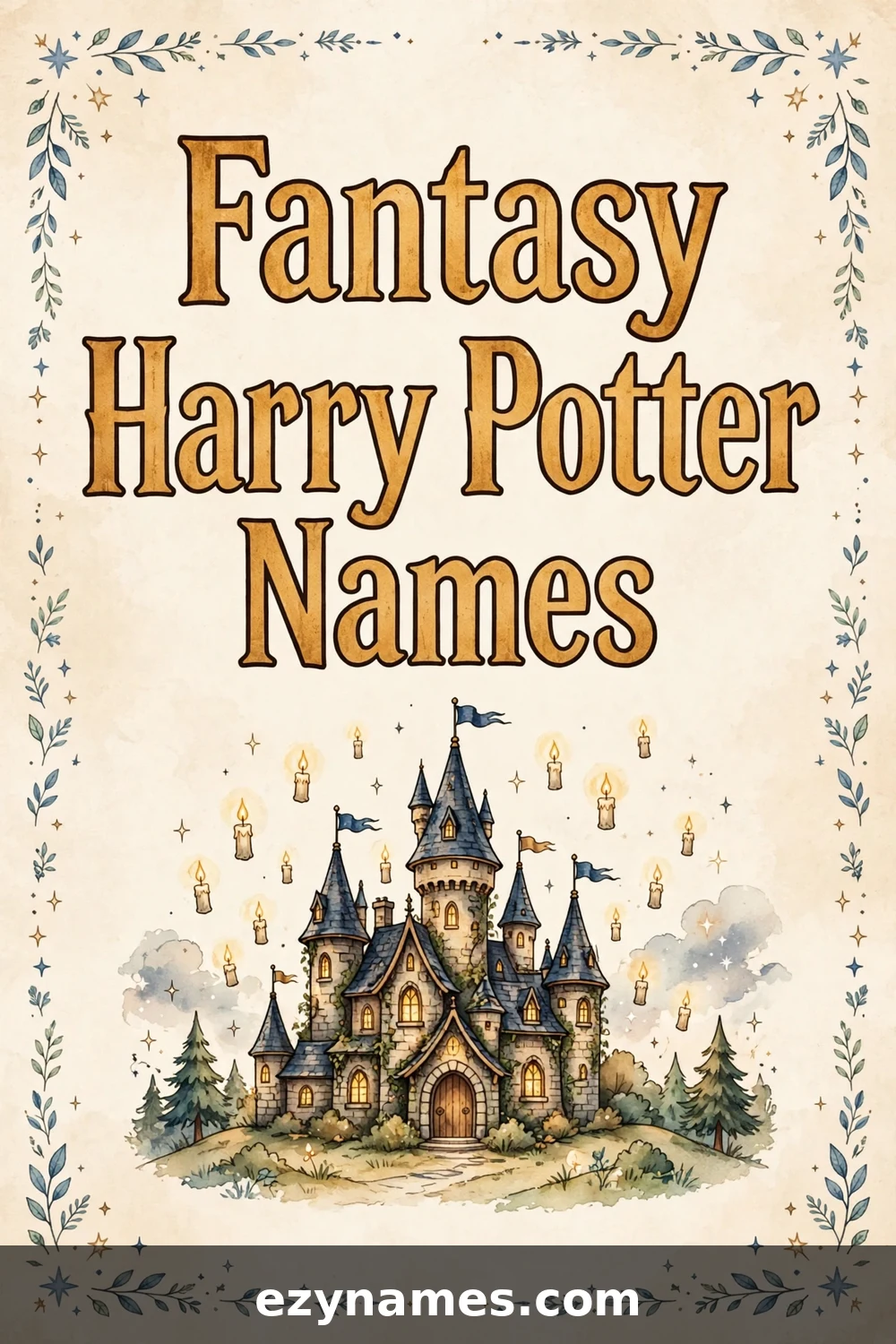 Illustration for Fantasy Harry Potter Names