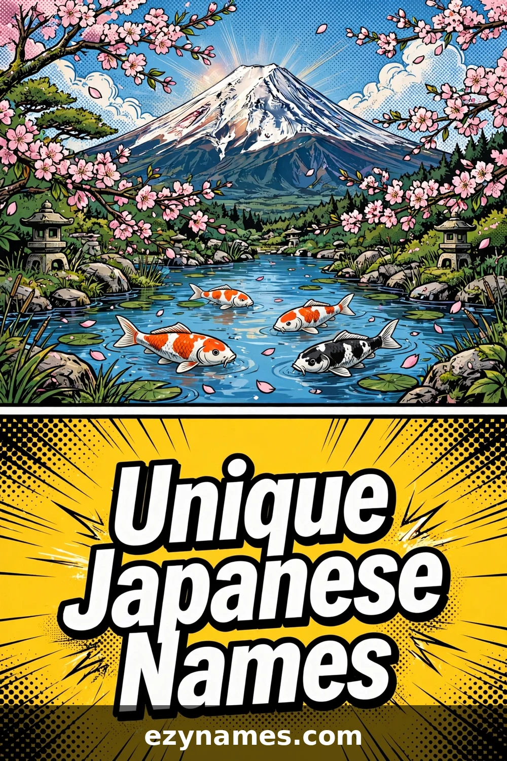 Unique Japanese Names - name ideas with meanings | ezynames.com