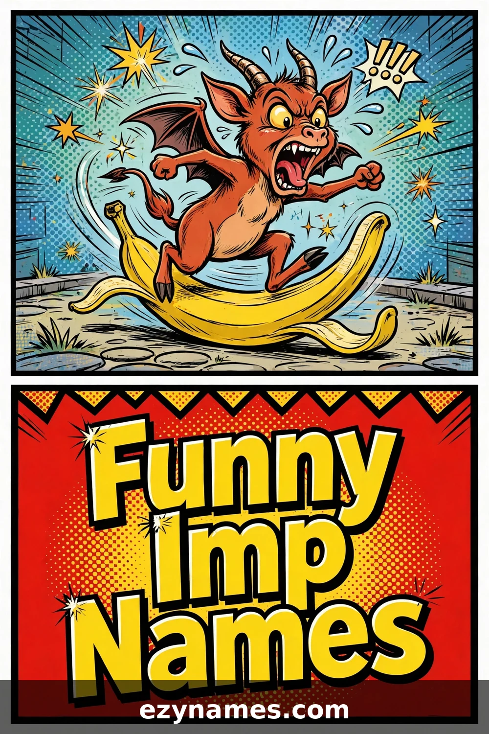 Funny Imp Names - name ideas with meanings | ezynames.com