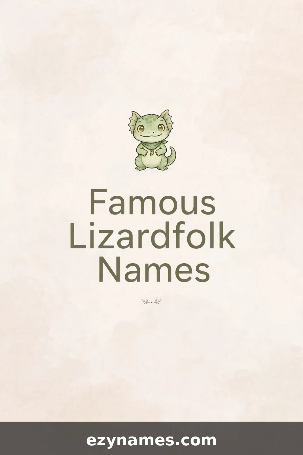 Illustration for Famous Lizardfolk Names - lizardfolk names