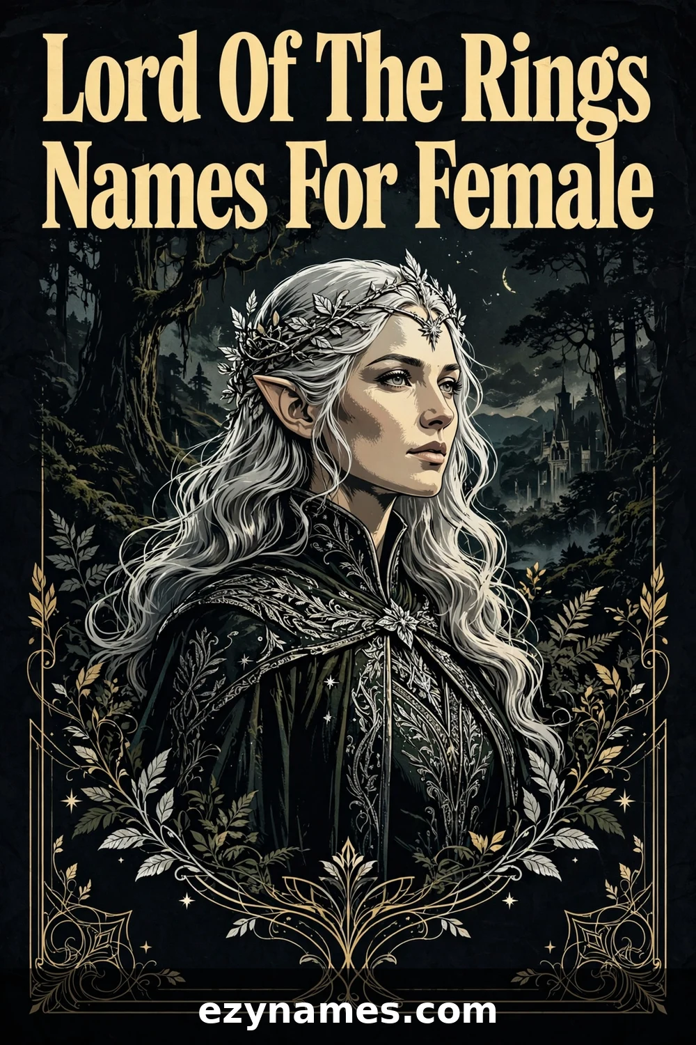 Illustration for Lord Of The Rings Names For Female - elven lady