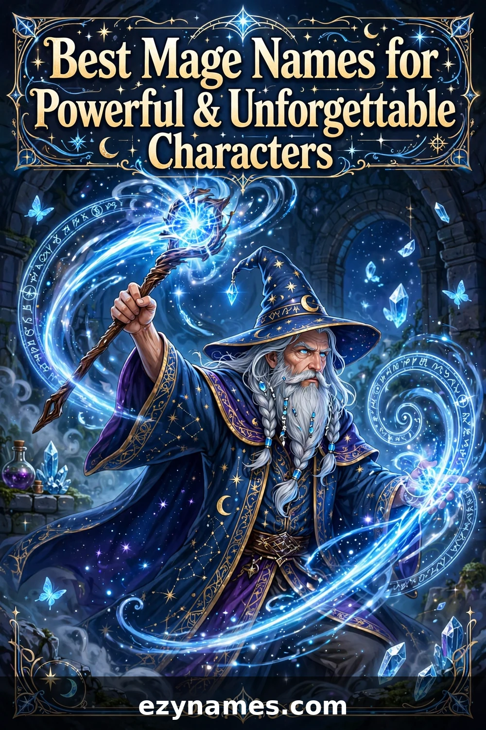 Illustration for Best Mage Names for Powerful & Unforgettable Characters