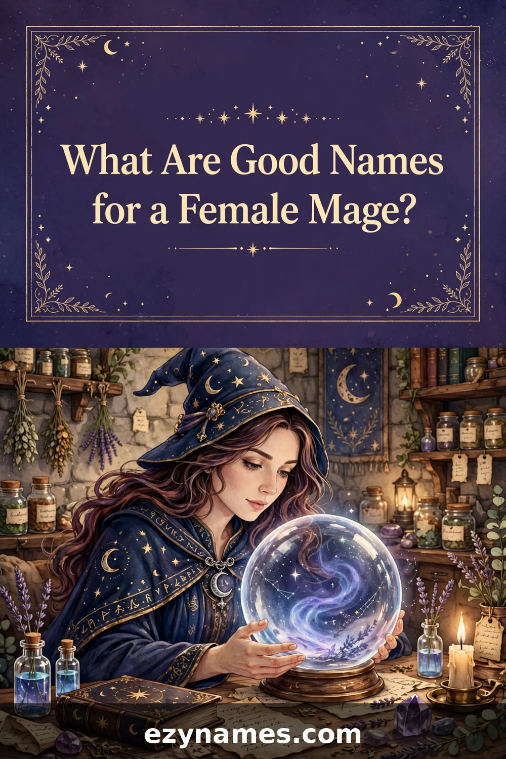 Illustration for What Are Good Names for a Female Mage?