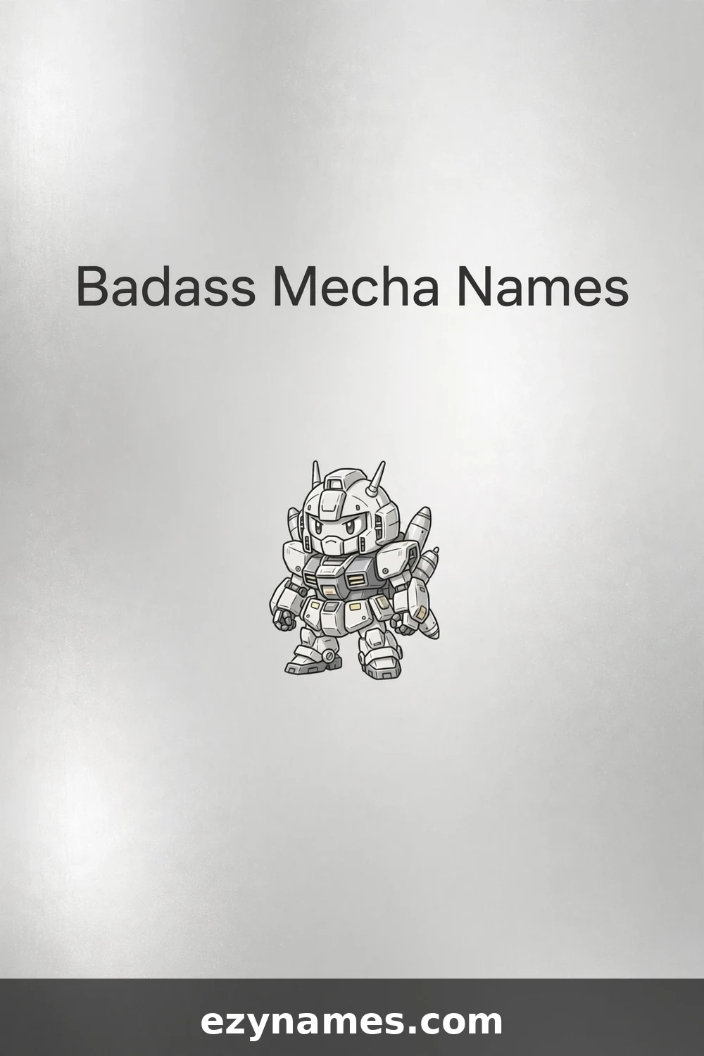 Illustration for Badass Mecha Names - mecha names