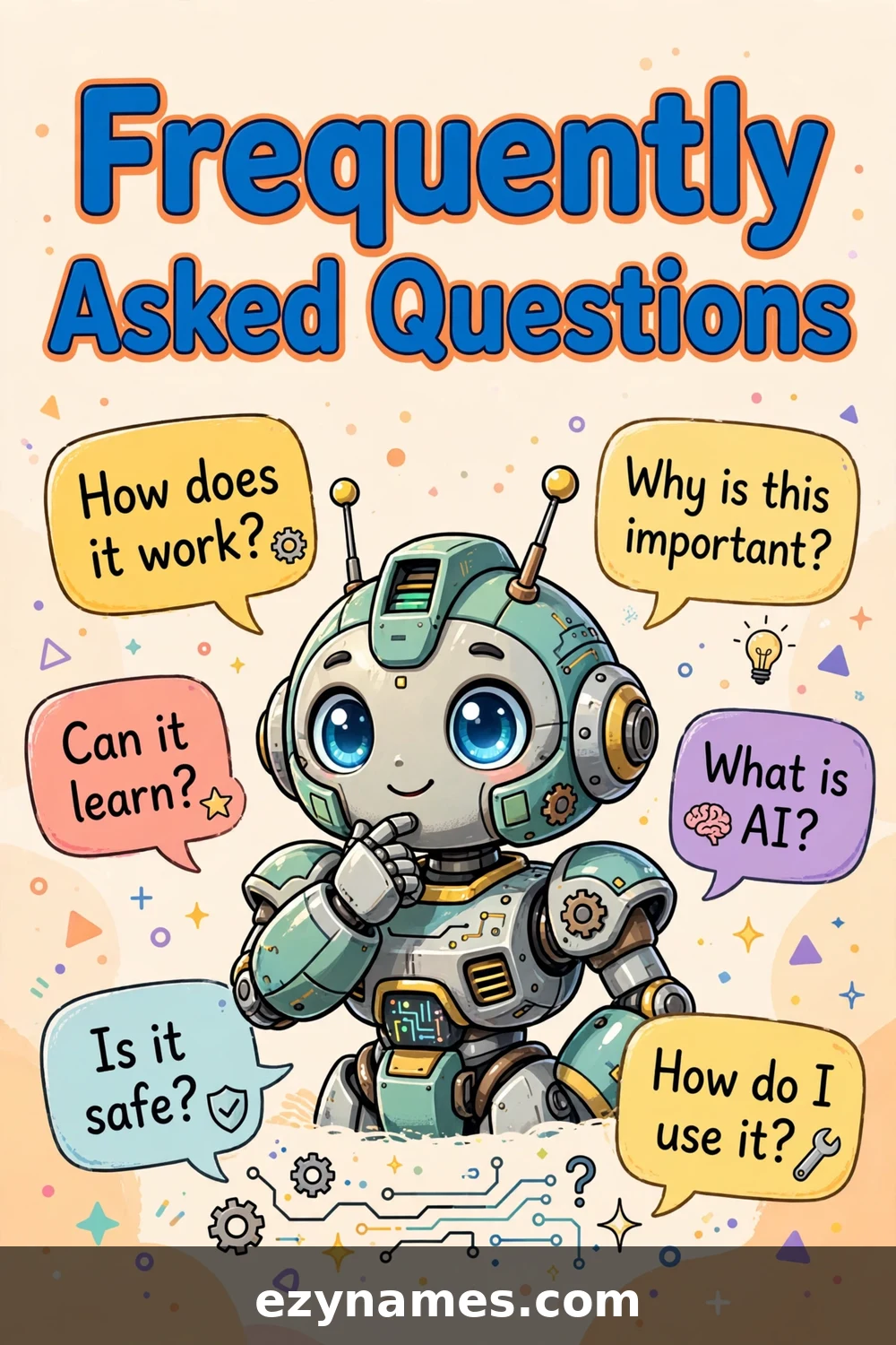 Illustration for Frequently Asked Questions - mecha names