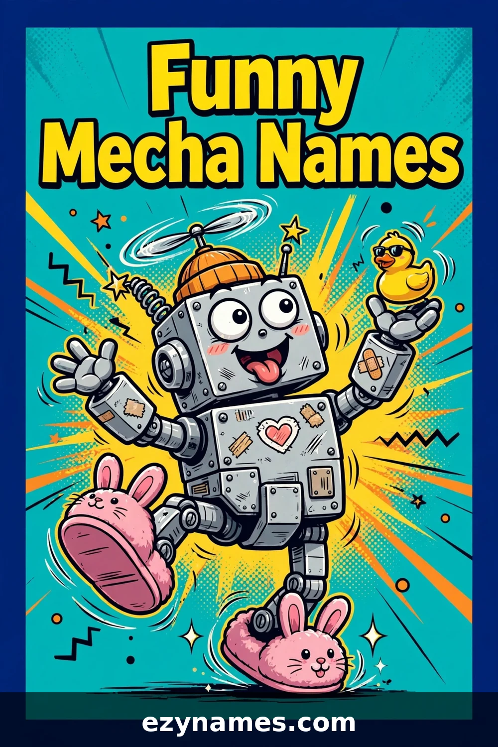 Illustration for Funny Mecha Names - mecha names