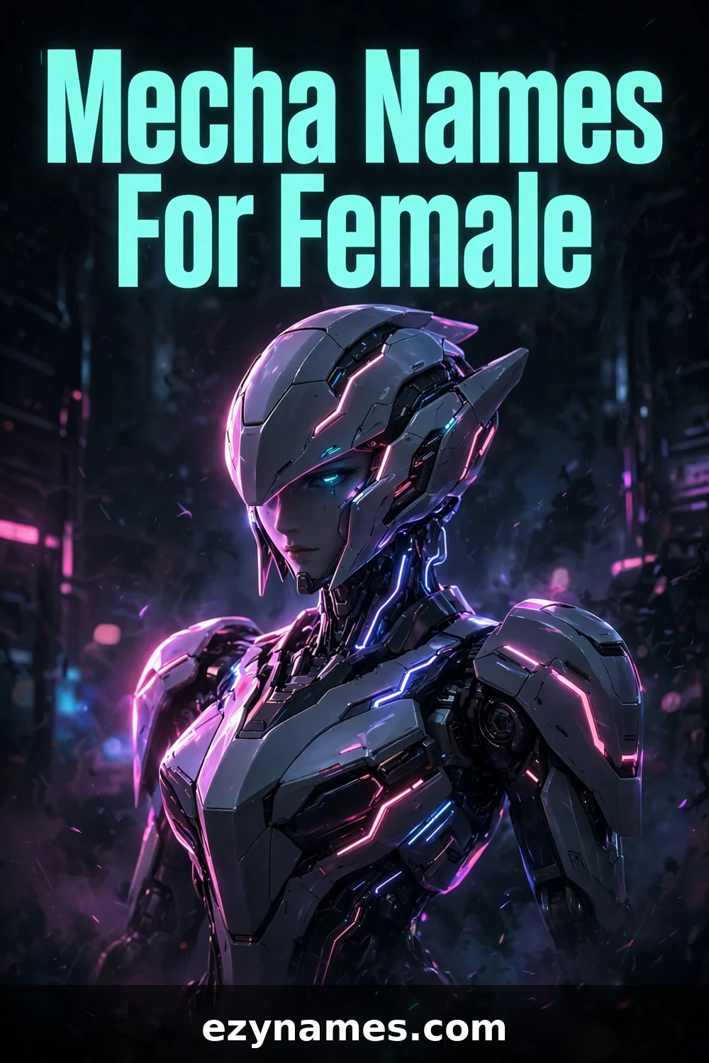 Illustration for Mecha Names For Female - mecha names