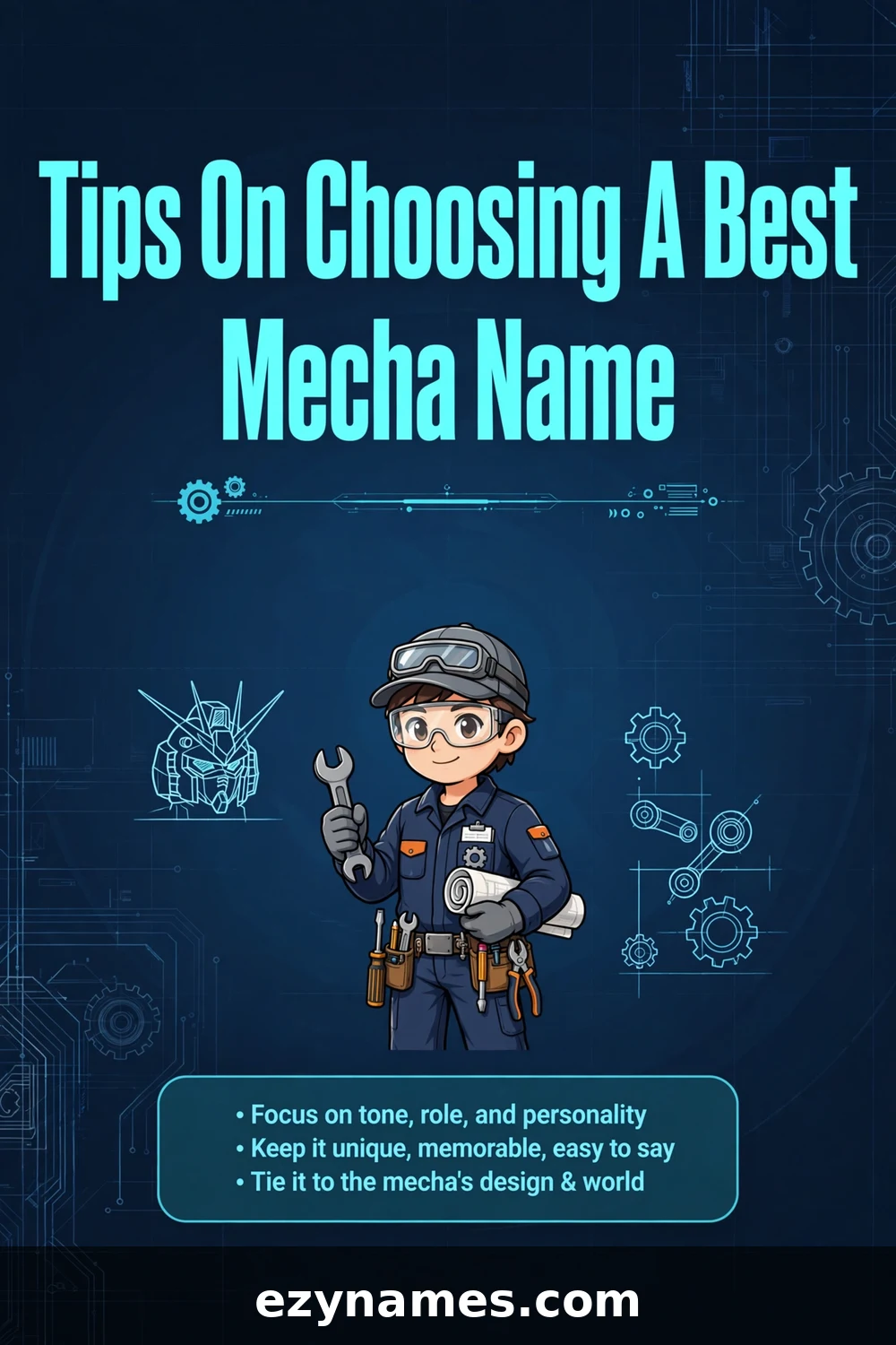 Illustration for Tips On Choosing A Best Mecha Name - mecha names