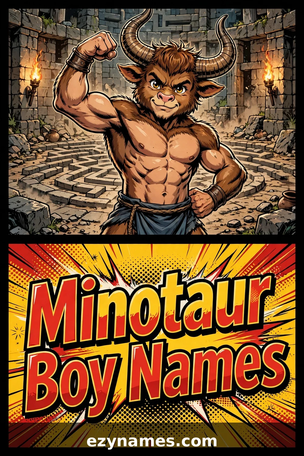 Minotaur Boy Names - name ideas with meanings | ezynames.com