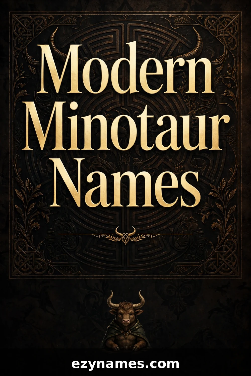 Modern Minotaur Names - name ideas with meanings | ezynames.com