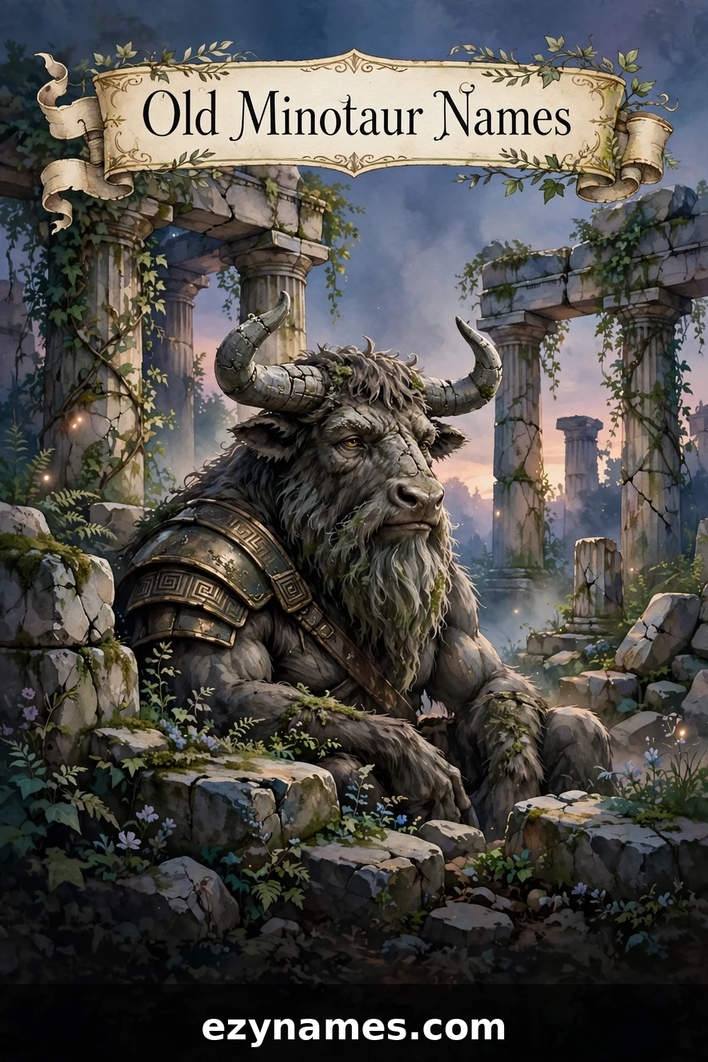 Old Minotaur Names - name ideas with meanings | ezynames.com