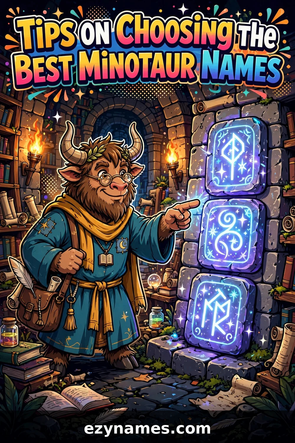 Tips on Choosing the Best Minotaur Names - name ideas with meanings | ezynames.com