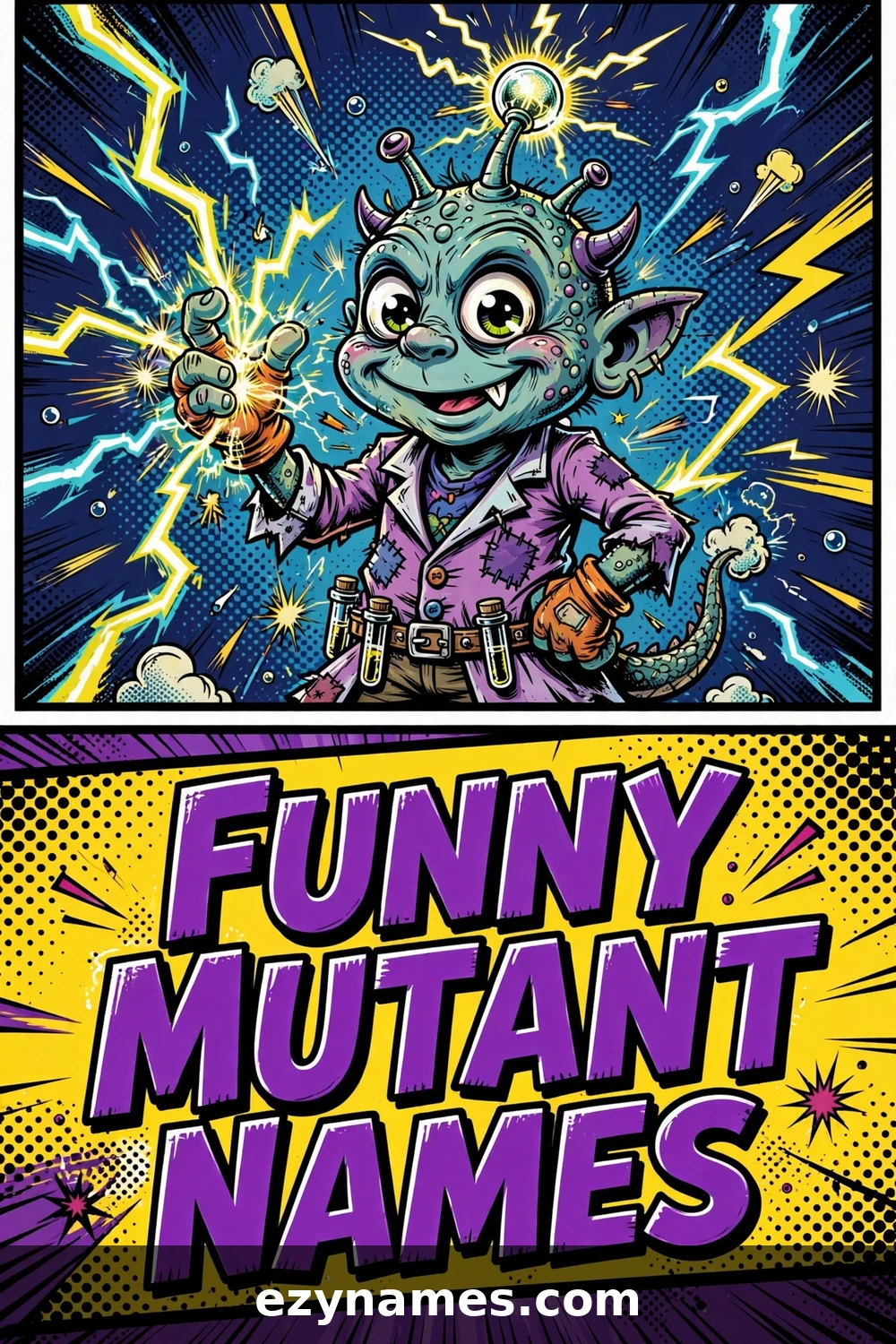 Funny Mutant Names - name ideas with meanings | ezynames.com