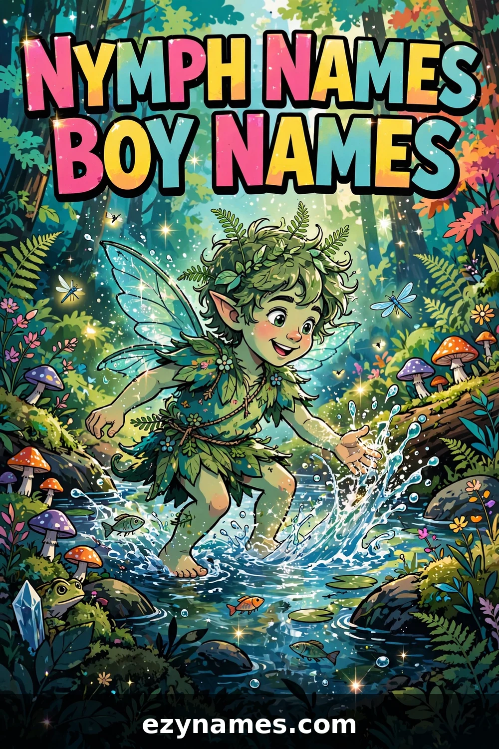 Nymph Names Boy Names - name ideas with meanings | ezynames.com