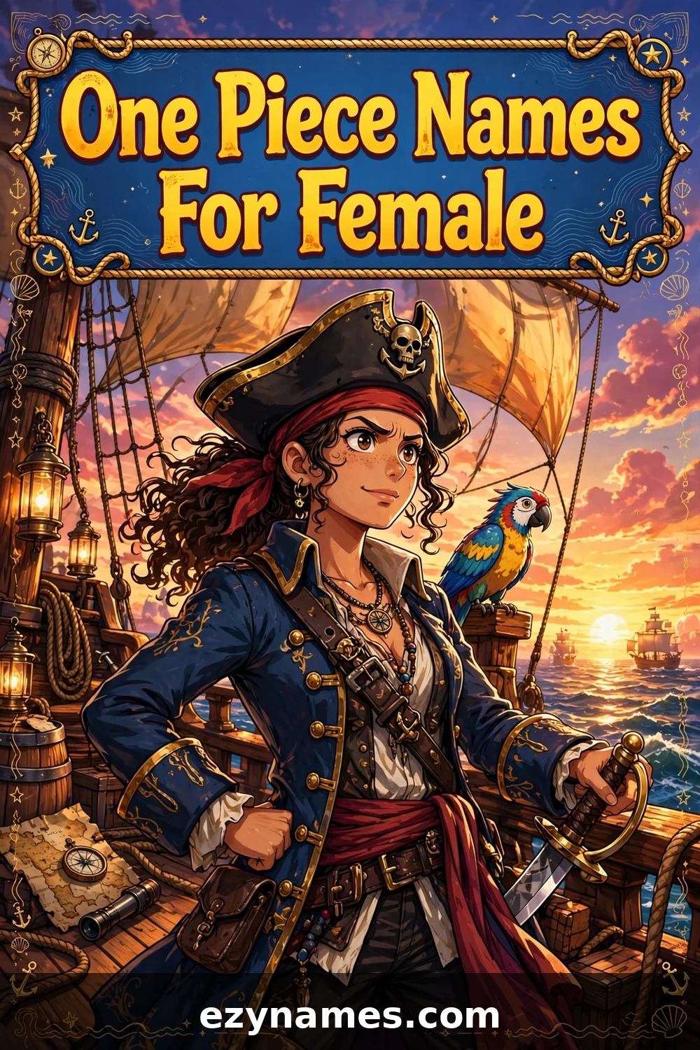 Illustration for One Piece Names For Female - female pirate captain