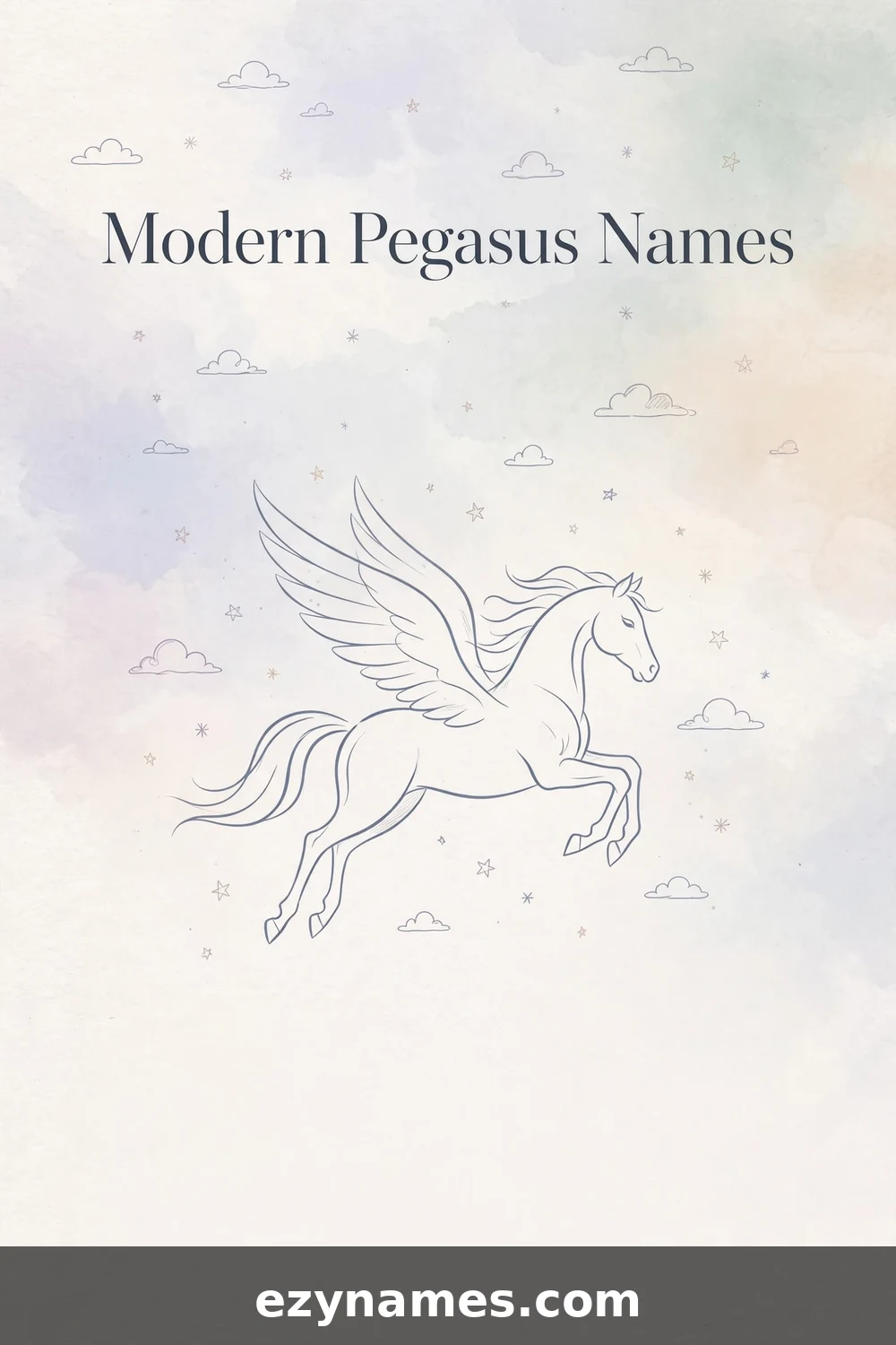 Modern Pegasus Names - name ideas with meanings | ezynames.com