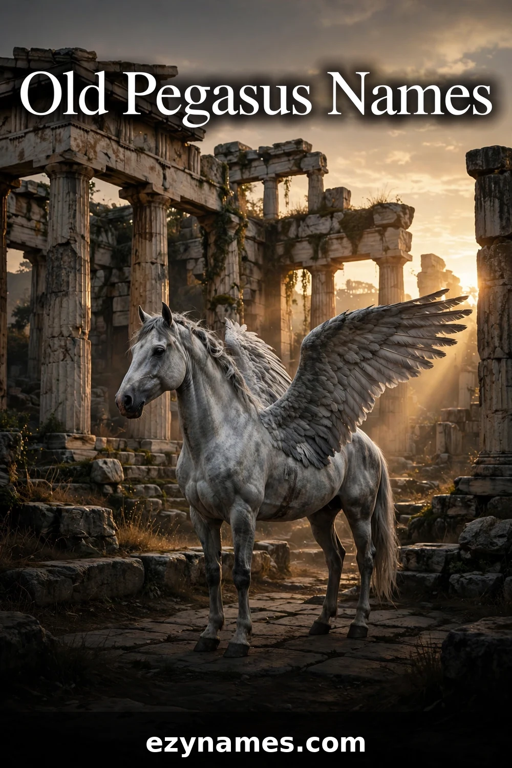 Old Pegasus Names - name ideas with meanings | ezynames.com
