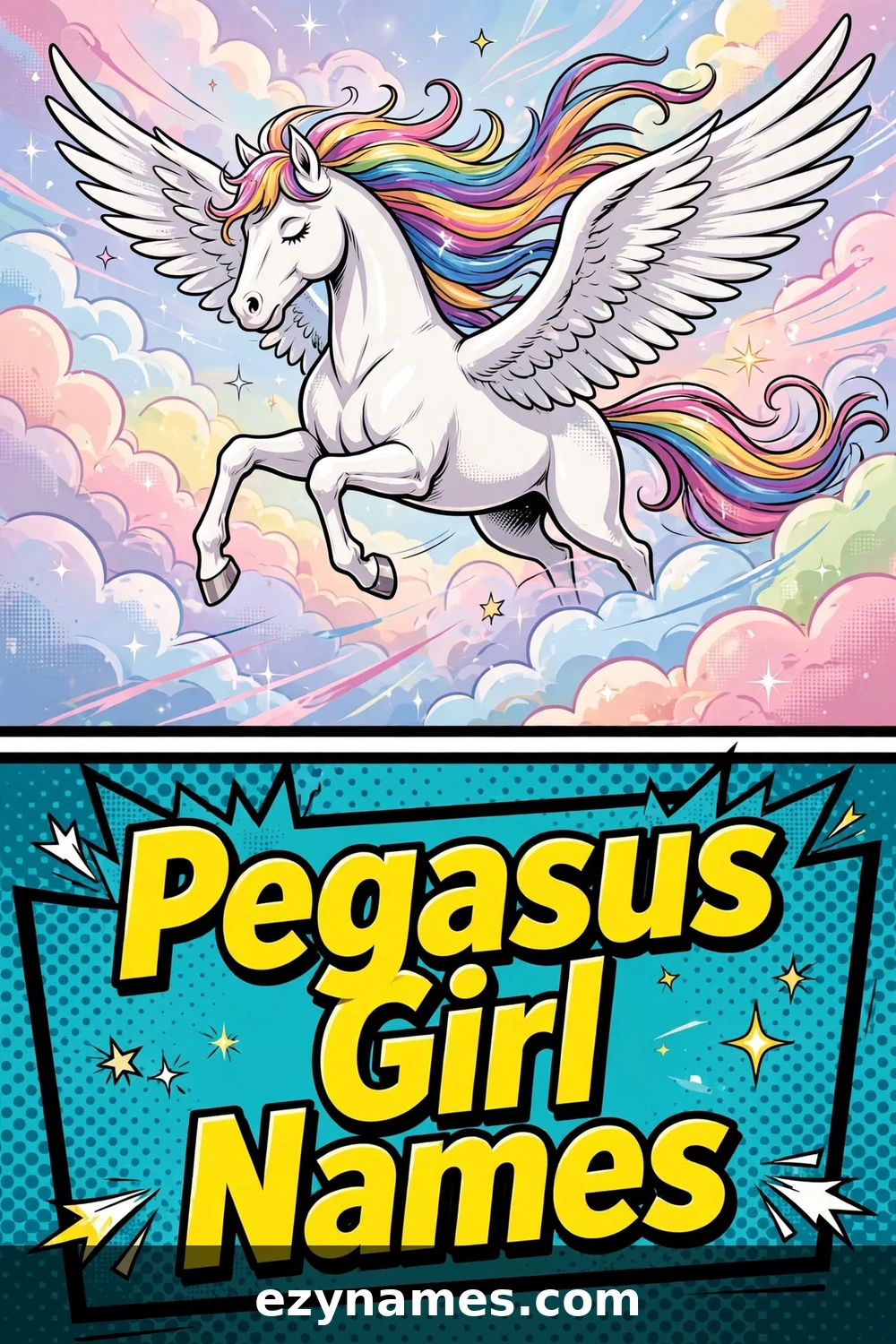 Pegasus Girl Names - name ideas with meanings | ezynames.com