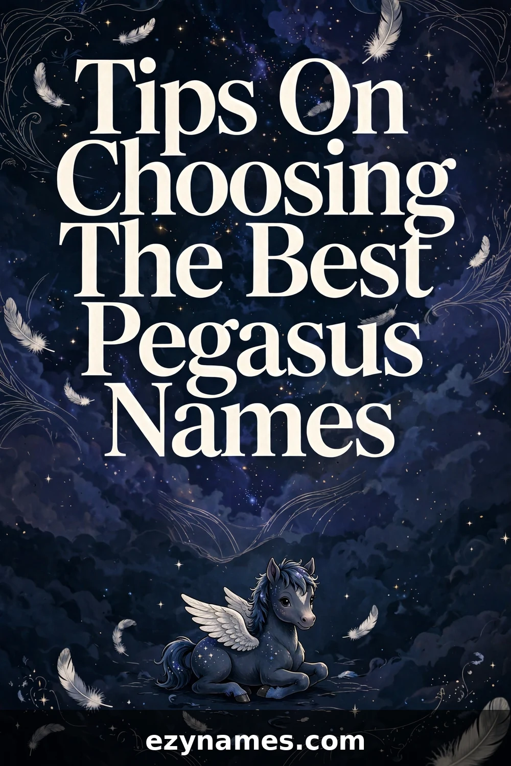 Tips On Choosing The Best Pegasus Names - name ideas with meanings | ezynames.com