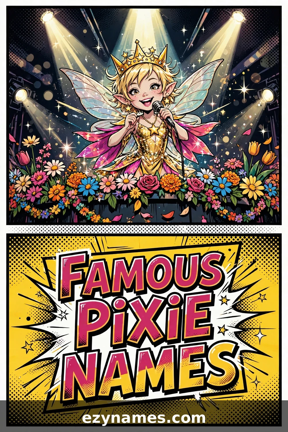 Famous Pixie Names - name ideas with meanings | ezynames.com
