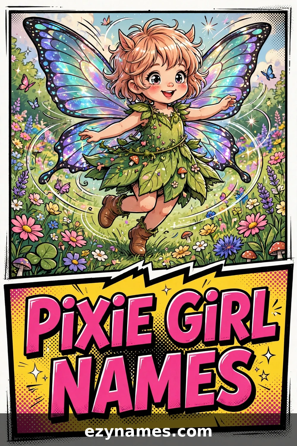 Pixie Girl Names - name ideas with meanings | ezynames.com