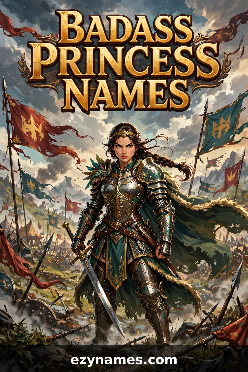 Illustration for Badass Princess Names - princess names inspiration