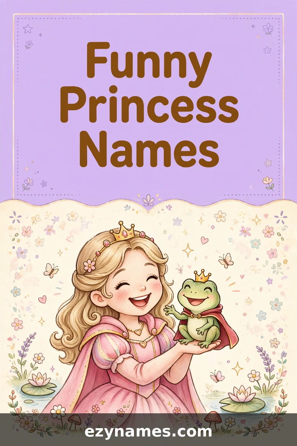 Illustration for Funny Princess Names - princess names inspiration