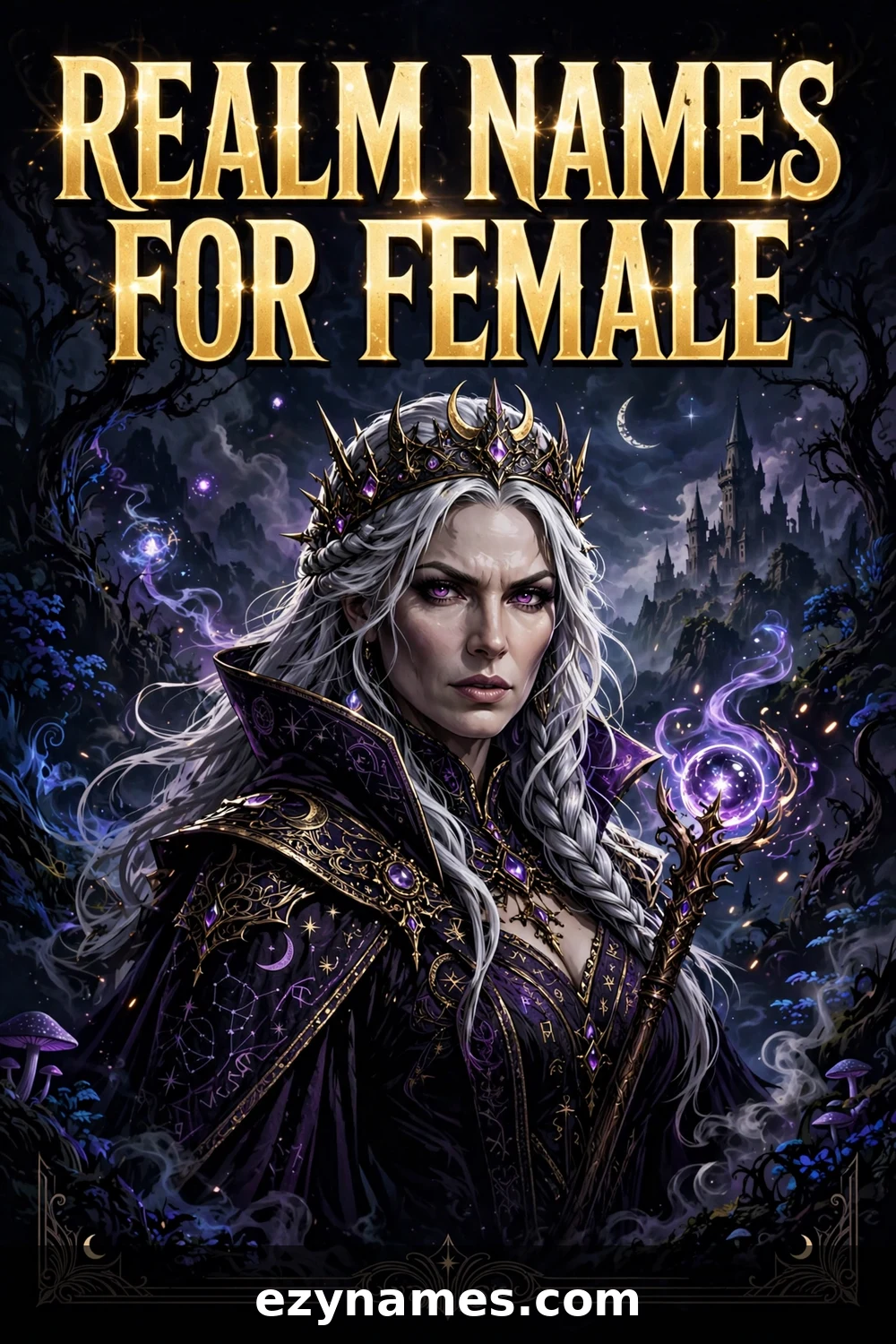Illustration for Realm Name Ideas For Female - sorceress queen