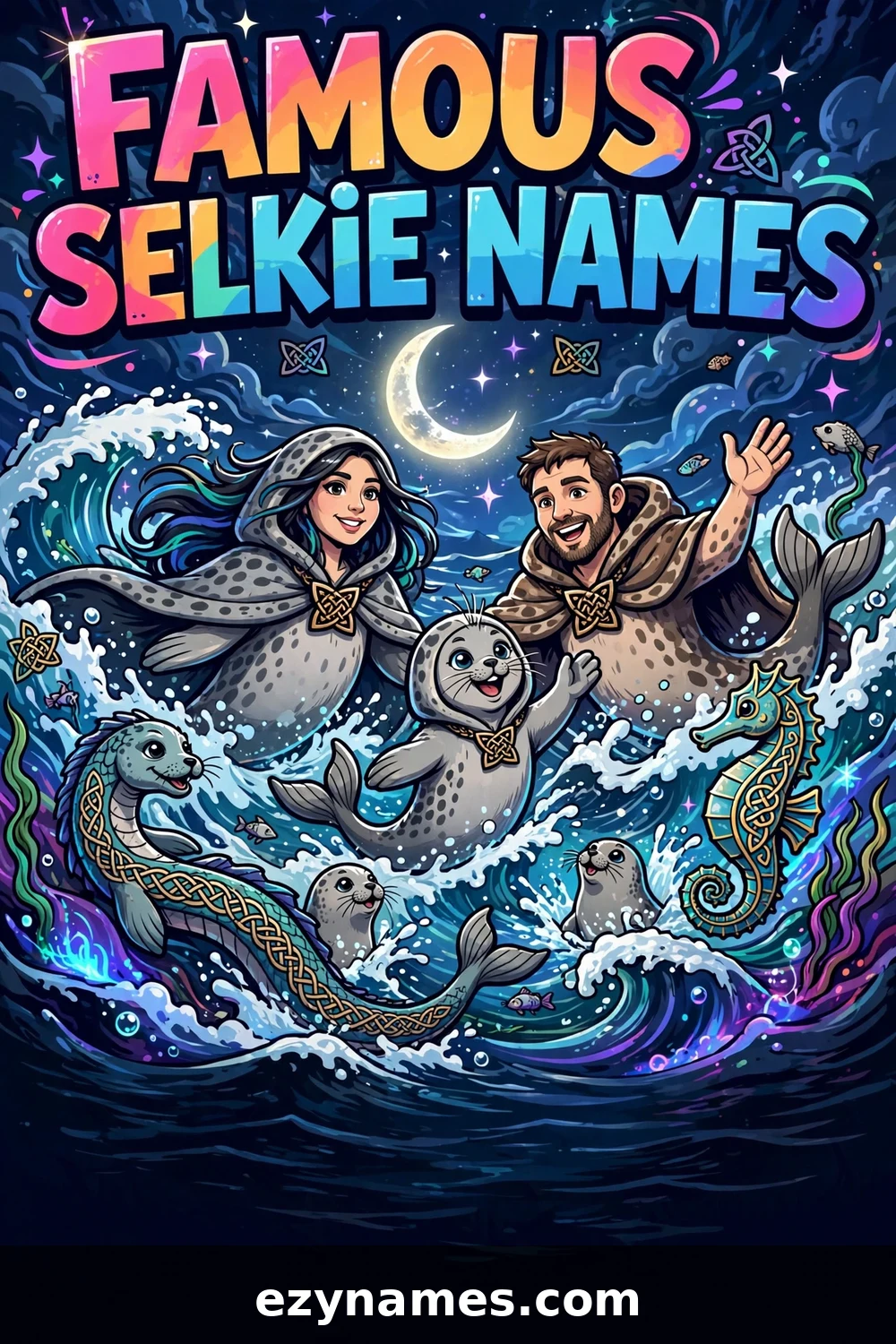 Famous Selkie Names - name ideas with meanings | ezynames.com