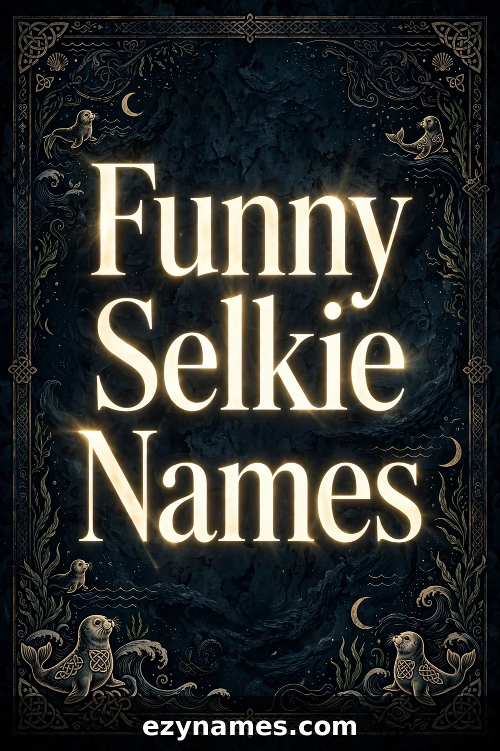 Funny Selkie Names - name ideas with meanings | ezynames.com