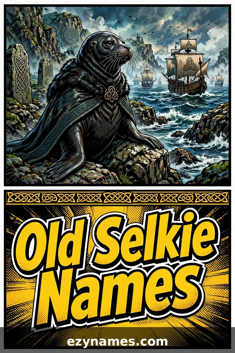 Old Selkie Names - name ideas with meanings | ezynames.com